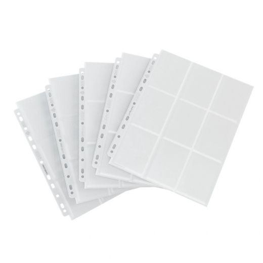 18-Pocket Side-Loading Pages - White (10-Pack) i gruppen SÄLLSKAPSSPEL / Tillbehör / Förvaring hos Spelexperten (GGS30009ML)