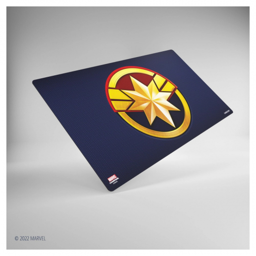 GameGenic Game Mat: Marvel Champions - Captain Marvel i gruppen Nyheter hos Spelexperten (GGS40029ML)