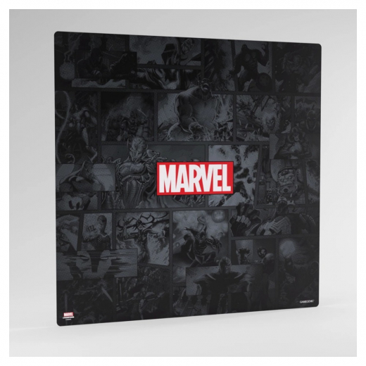 GameGenic Game Mat XL: Marvel Champions - Black i gruppen SÄLLSKAPSSPEL / Tillbehör hos Spelexperten (GGS40031ML)