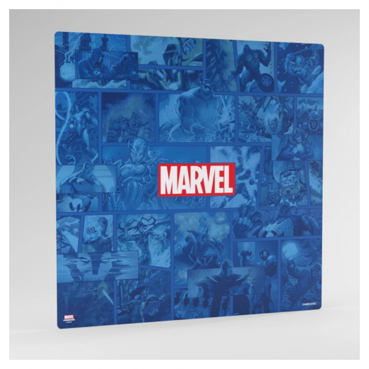 GameGenic Game Mat XL: Marvel Champions - Blue i gruppen SÄLLSKAPSSPEL / Tillbehör hos Spelexperten (GGS40033ML)