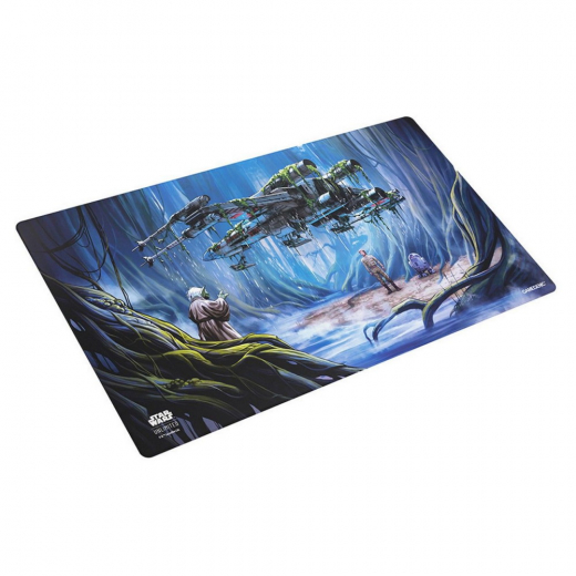 GameGenic Game Mat - Star Wars: Unlimited - Dagobah i gruppen SÄLLSKAPSSPEL / Tillbehör / Övriga hos Spelexperten (GGS40120ML)