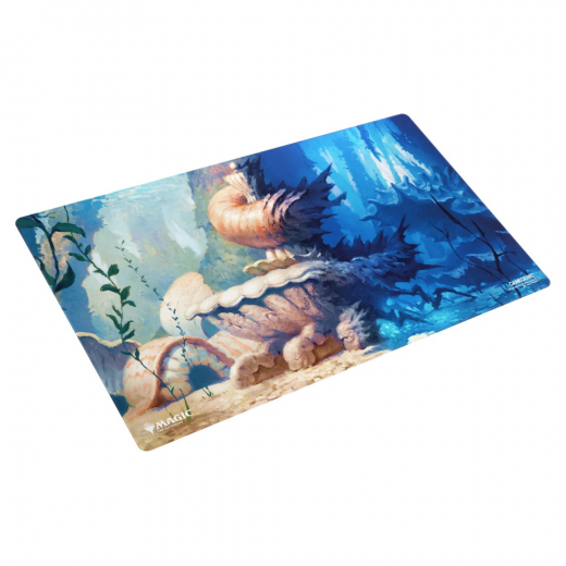 Magic: Shiny Playmat - Lorwyn Eclipsed, Hallowed Fountain i gruppen SÄLLSKAPSSPEL / Magic the Gathering hos Spelexperten (GGS40217ML)