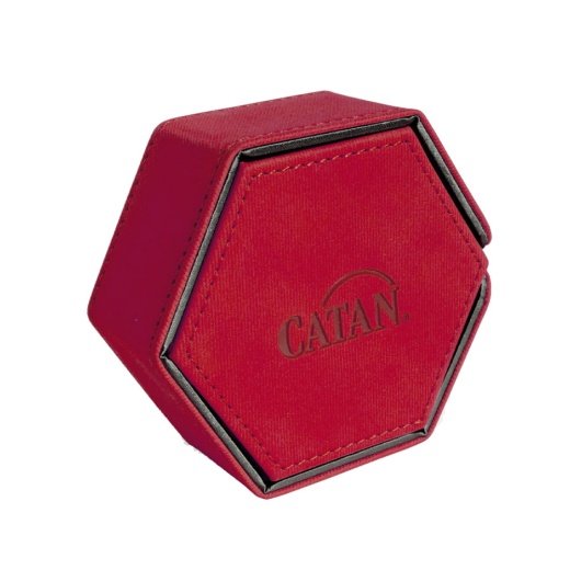 Catan: Hexatower - Premium Dice Tower Red i gruppen SÄLLSKAPSSPEL / Tillbehör / Tärningar & tillbehör hos Spelexperten (GGS60020ML)