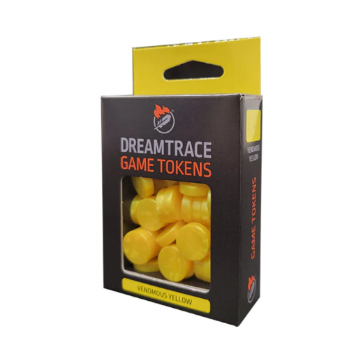 DreamTrace Game Tokens: Venomous Yellow i gruppen SÄLLSKAPSSPEL / Tillbehör / Övriga hos Spelexperten (GHDTTK01)