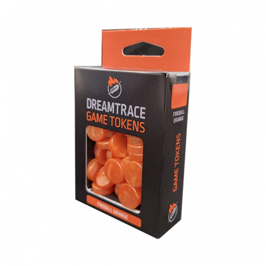 DreamTrace Game Tokens: Fireball Orange i gruppen SÄLLSKAPSSPEL / Tillbehör / Övriga hos Spelexperten (GHDTTK04)