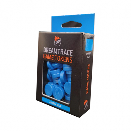 DreamTrace Game Tokens: Chimera Blue i gruppen SÄLLSKAPSSPEL / Tillbehör / Övriga hos Spelexperten (GHDTTK05)