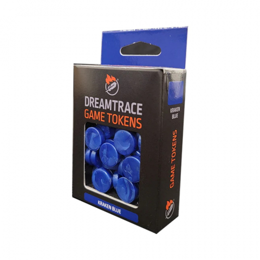 DreamTrace Game Tokens: Kraken Blue i gruppen SÄLLSKAPSSPEL / Tillbehör / Övriga hos Spelexperten (GHDTTK06)