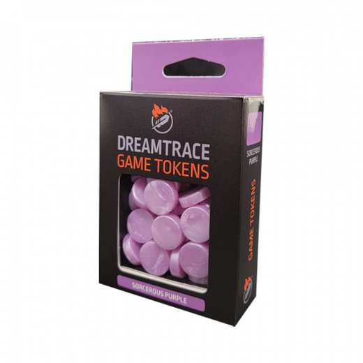DreamTrace Game Tokens: Sorcerous Purple i gruppen SÄLLSKAPSSPEL / Tillbehör / Övriga hos Spelexperten (GHDTTK08)