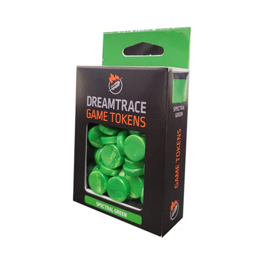 DreamTrace Game Tokens: Spectral Green i gruppen SÄLLSKAPSSPEL / Tillbehör / Övriga hos Spelexperten (GHDTTK11)