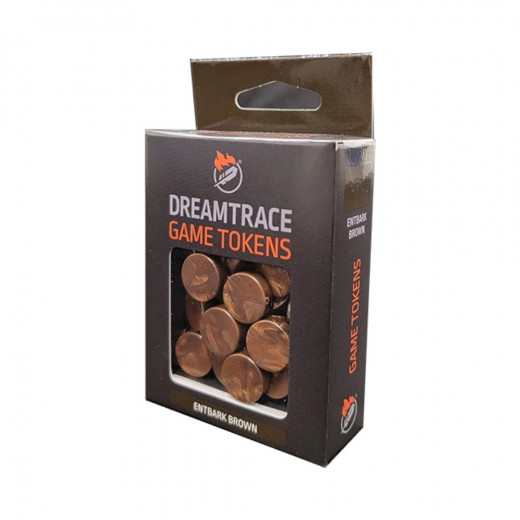 DreamTrace Game Tokens: Entbark Brown i gruppen SÄLLSKAPSSPEL / Tillbehör / Övriga hos Spelexperten (GHDTTK16)