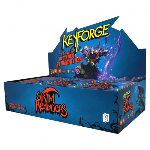 Keyforge: Grim Reminders - Archon Deck Display i gruppen SÄLLSKAPSSPEL / Kortspel hos Spelexperten (GHGKF17-DIS)