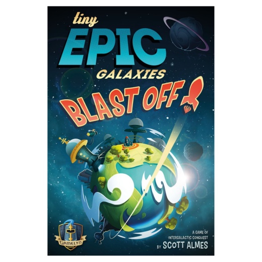 Tiny Epic Galaxies Blast Off! i gruppen SÄLLSKAPSSPEL / Strategispel hos Spelexperten (GLGTEGBO)