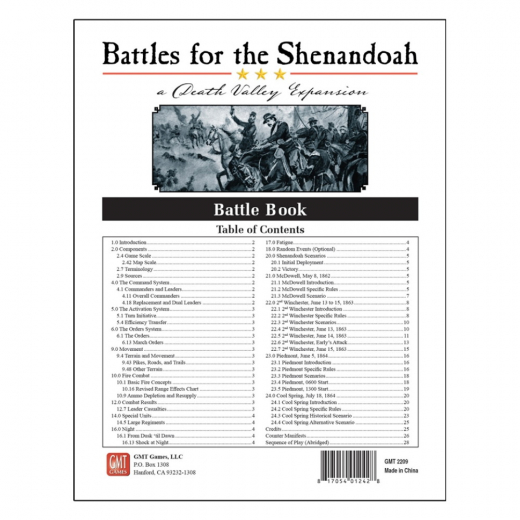 Battles for the Shenandoah: A Death Valley Expansion i gruppen SÄLLSKAPSSPEL / Expansioner hos Spelexperten (GMT2209)