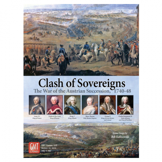 Clash of Sovereigns: The War of the Austrian Succession, 1740-48 i gruppen SÄLLSKAPSSPEL / Strategispel hos Spelexperten (GMT2222)