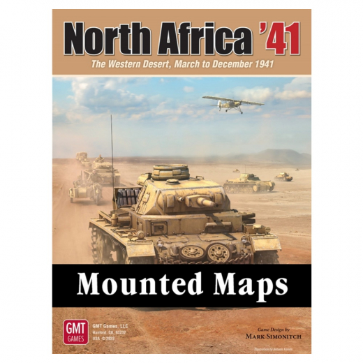 North Africa '41: Mounted Maps i gruppen SÄLLSKAPSSPEL / Tillbehör / Övriga hos Spelexperten (GMT2306MM)
