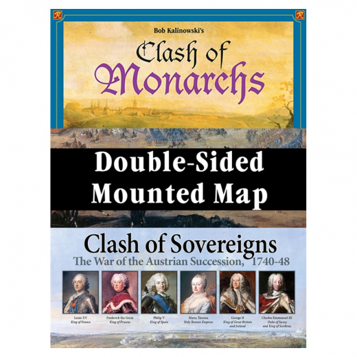 Clash of Sovereigns - Clash of Monarchs - Mounted Map (Exp.) i gruppen SÄLLSKAPSSPEL / Tillbehör / Övriga hos Spelexperten (GMT2404)
