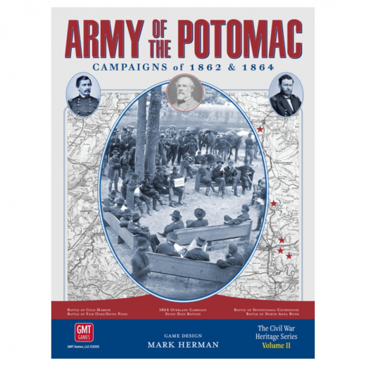 Army of the Potomac: Campaigns of 1862 and 1864 i gruppen SÄLLSKAPSSPEL / Strategispel hos Spelexperten (GMT2524)