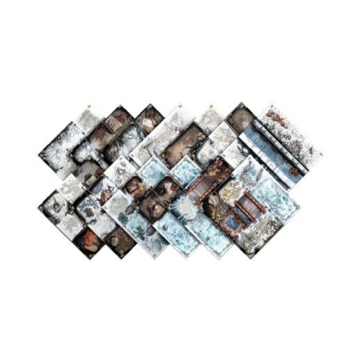 Zombicide: White Death - Extra Tiles Pack (Exp.) i gruppen SÄLLSKAPSSPEL hos Spelexperten (GUGGUF048)