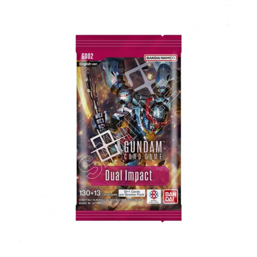 Gundam CG: Dual Impact Booster Pack GD02 i gruppen SÄLLSKAPSSPEL / Kortspel hos Spelexperten (GUNCG02-BOS)