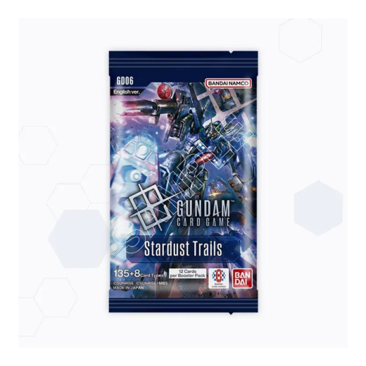 Gundam CG: Stardust Trails Booster Pack GD06 i gruppen SÄLLSKAPSSPEL / Spelserier / Gundam Card Game hos Spelexperten (GUNCG06-BOS)