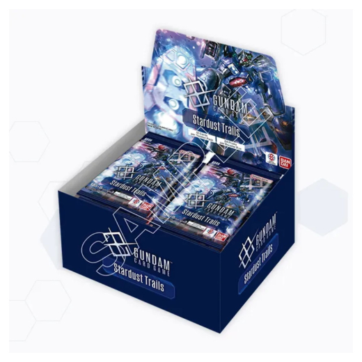 Gundam CG: Stardust Trails Booster Display GD06 i gruppen SÄLLSKAPSSPEL / Spelserier / Gundam Card Game hos Spelexperten (GUNCG06-DIS)