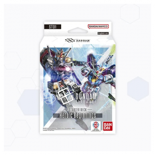 Gundam CG: Heroic Beginnings Starter Deck ST01 i gruppen SÄLLSKAPSSPEL / Kortspel hos Spelexperten (GUNCGST01)