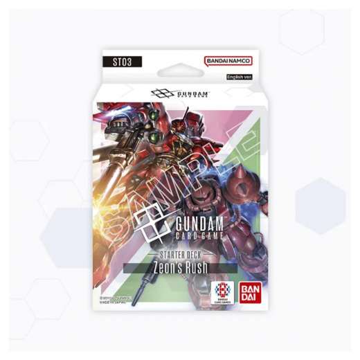 Gundam CG: Zeon's Rush Starter Deck ST03 i gruppen SÄLLSKAPSSPEL / Kortspel hos Spelexperten (GUNCGST03)