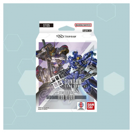 Gundam CG: Iron Bloom Starter Deck ST05 i gruppen SÄLLSKAPSSPEL / Kortspel hos Spelexperten (GUNCGST05)