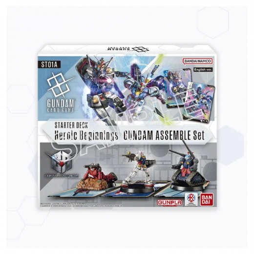 Gundam CG: Heroic Beginnings Assemble Starter Set ST01A i gruppen SÄLLSKAPSSPEL / Kortspel hos Spelexperten (GUNCGSTA01)