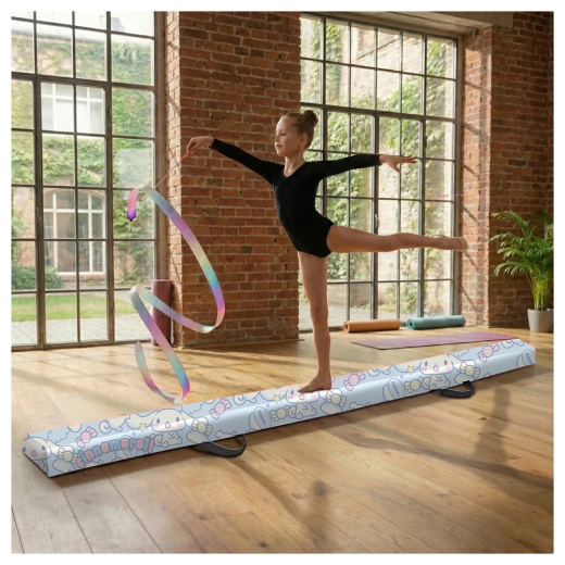 Gym Beam Pro - Gymnastikbom - Cinnamoroll i gruppen LEKSAKER / Utomhuslek hos Spelexperten (GYMBEAM-HK-001)