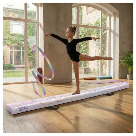 Gym Beam Pro - Gymnastikbom - Hello Kitty i gruppen LEKSAKER / Utomhuslek hos Spelexperten (GYMBEAM-HK-005)