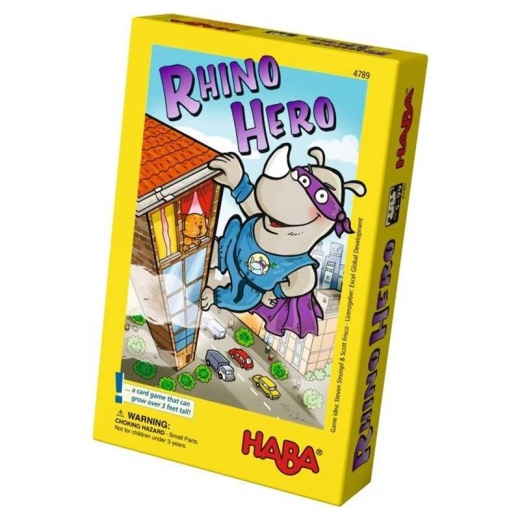 Rhino Hero (Eng) i gruppen SÄLLSKAPSSPEL / Familjespel hos Spelexperten (HABA4789)