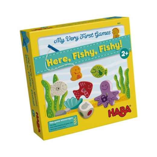 My Very First Games - Here, Fishy, Fishy! i gruppen SÄLLSKAPSSPEL / Barnspel hos Spelexperten (HABA5661)