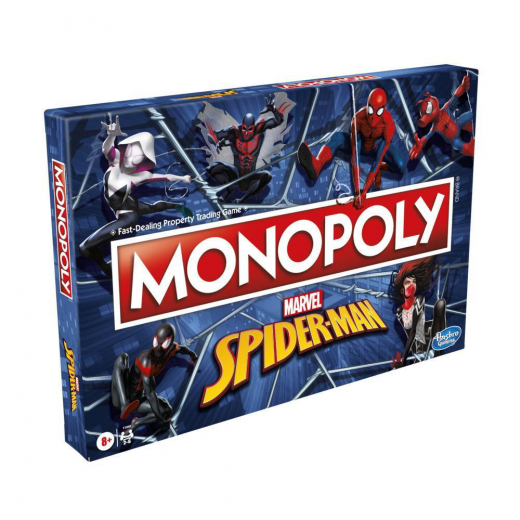 Monopoly - Marvel Spider-Man i gruppen SÄLLSKAPSSPEL / Familjespel hos Spelexperten (HABF3968UE2)