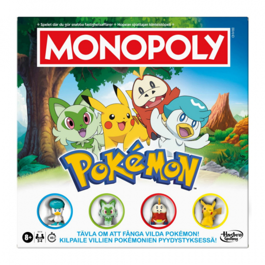 Monopoly Pokémon (Swe) i gruppen SÄLLSKAPSSPEL / Spelserier / Monopol hos Spelexperten (HABG7161681)