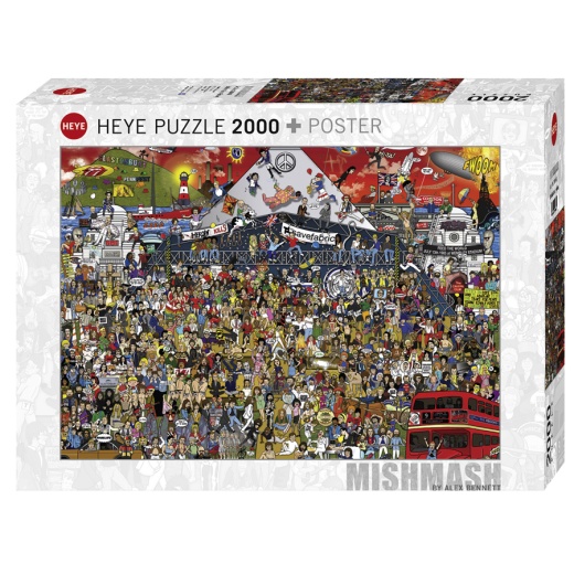 Heye Pussel: British Music History 2000 Bitar i gruppen PUSSEL / 2000 bitar > hos Spelexperten (HE29848)