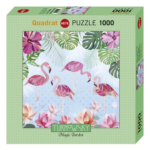 Heye Pussel: Flamingos & Lilies 1000 Bitar i gruppen PUSSEL / 1000 bitar hos Spelexperten (HE29852)