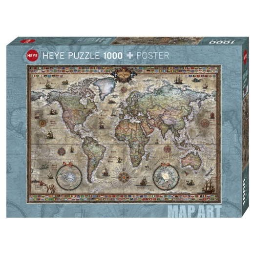 Heye Pussel: Retro World 1000 Bitar i gruppen PUSSEL hos Spelexperten (HE29871)