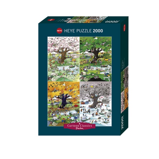 Heye Pussel: 4 Seasons 2000 Bitar i gruppen PUSSEL / 2000 bitar > hos Spelexperten (HE29873)