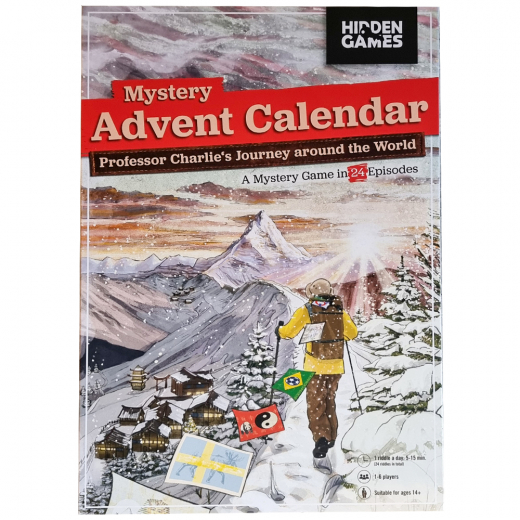 Hidden Games Adventskalender - Professor Charlie's World Tour i gruppen SÄLLSKAPSSPEL / Escape Room / Escape Room adventskalender hos Spelexperten (HID-PROF)
