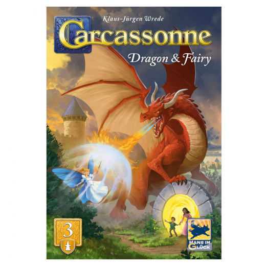 Carcassonne: Dragon & Fairy (Exp.) (Eng) i gruppen SÄLLSKAPSSPEL / Spelserier / Carcassonne hos Spelexperten (HIGCARC05EN)
