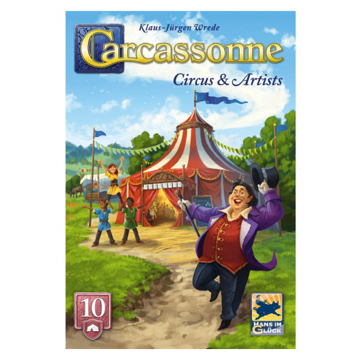 Carcassonne: Circus & Artists (Eng) (Exp.) i gruppen SÄLLSKAPSSPEL / Spelserier / Carcassonne hos Spelexperten (HIGCARC11EN)