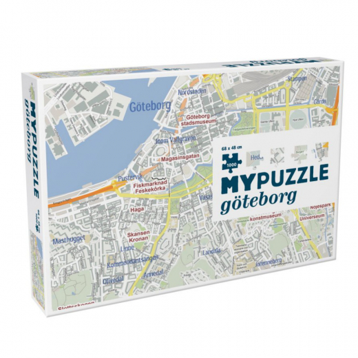 MyPuzzle: Göteborg 1000 bitar i gruppen PUSSEL / 1000 bitar hos Spelexperten (HQ24)
