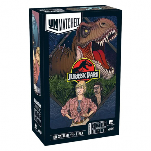 Unmatched: Jurassic Park - Dr. Sattler vs. T-Rex i gruppen SÄLLSKAPSSPEL / Strategispel hos Spelexperten (IEL0829)