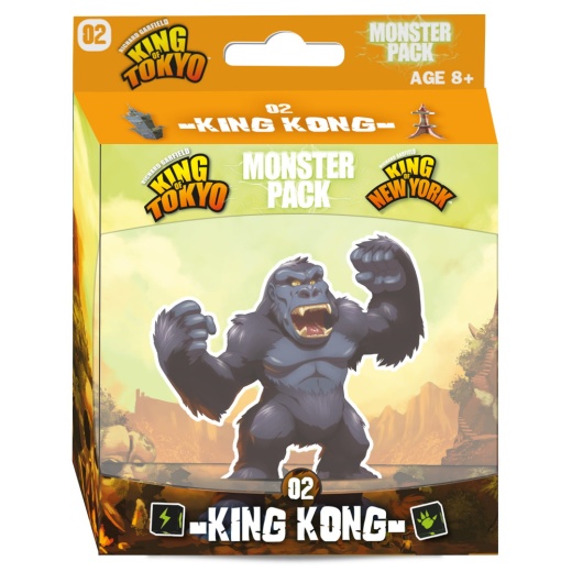 King of Tokyo/New York: Monster Pack - King Kong (Exp.) i gruppen SÄLLSKAPSSPEL / Expansioner hos Spelexperten (IEL51421)