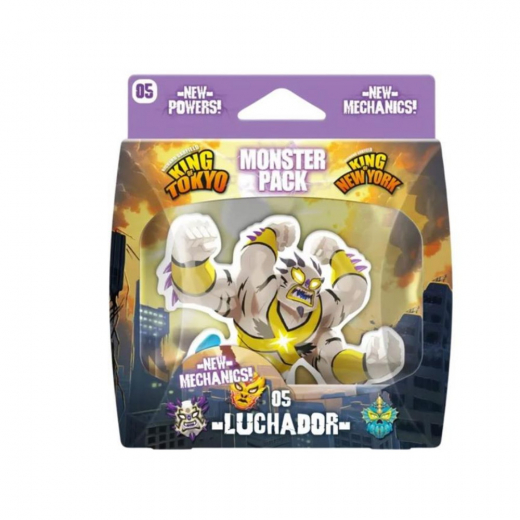 King of Tokyo/New York: Monster Pack - Luchador (Exp.) i gruppen SÄLLSKAPSSPEL / Expansioner hos Spelexperten (IEL70361)