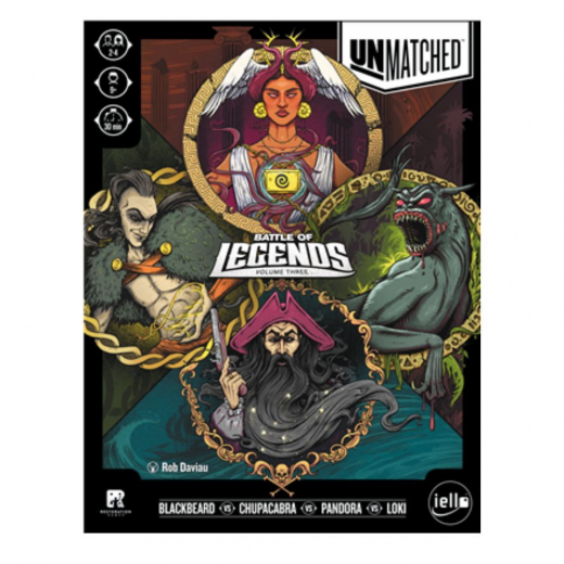 Unmatched: Battle of Legends - Volume Three i gruppen SÄLLSKAPSSPEL / Strategispel hos Spelexperten (IEL70467)