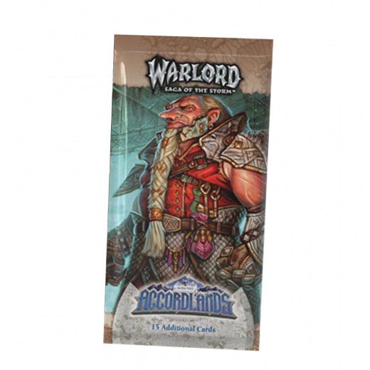 Warlord: Saga of the Storm - Into Accordlands Booster Pack i gruppen SÄLLSKAPSSPEL / Kortspel hos Spelexperten (ITA-BB-24)