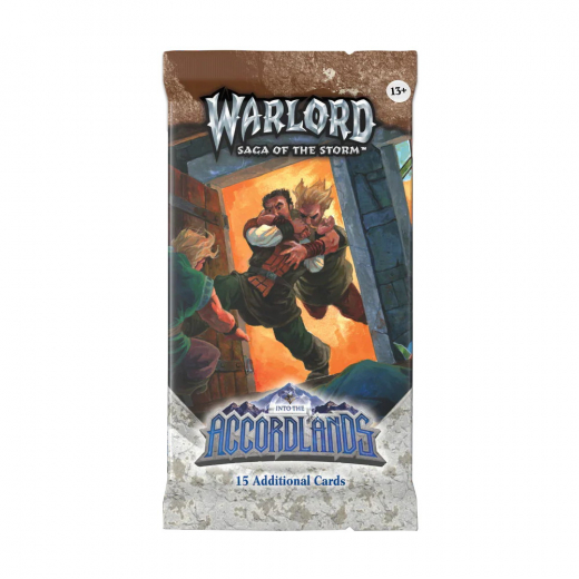 Warlord: Saga of the Storm - Into Accordlands Booster Pack i gruppen SÄLLSKAPSSPEL / Kortspel hos Spelexperten (ITA-BB-24)