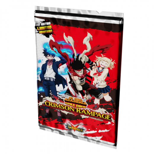 My Hero Academia CCG: Crimson Rampage Booster i gruppen SÄLLSKAPSSPEL / Kortspel hos Spelexperten (JASMHA02B)